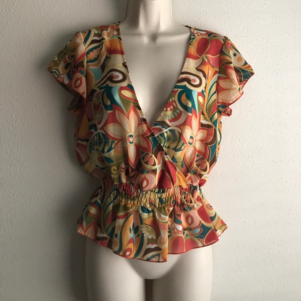 Sheer retro top